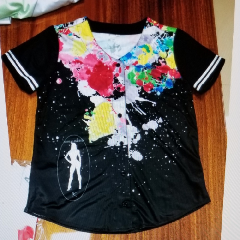 Sofia Klemente customized baseball jersey
